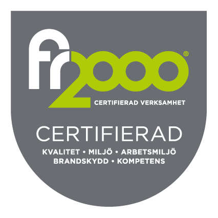 FR2000 certifierad verksamhet